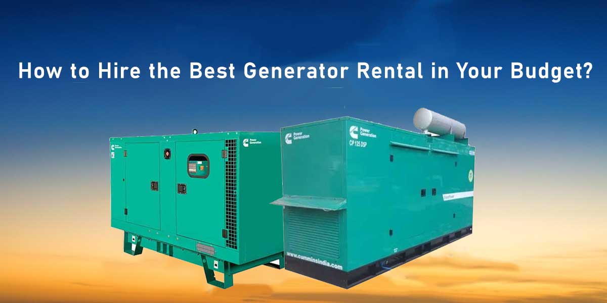 Generator on Hire in Pune